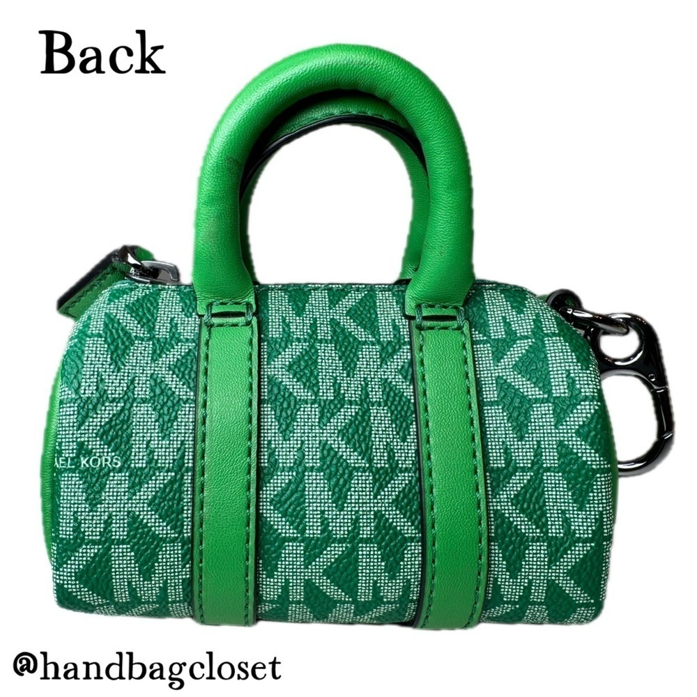 Michael Kors Vibrant Green Mini-Duffle Keychain - Picture 3 of 14